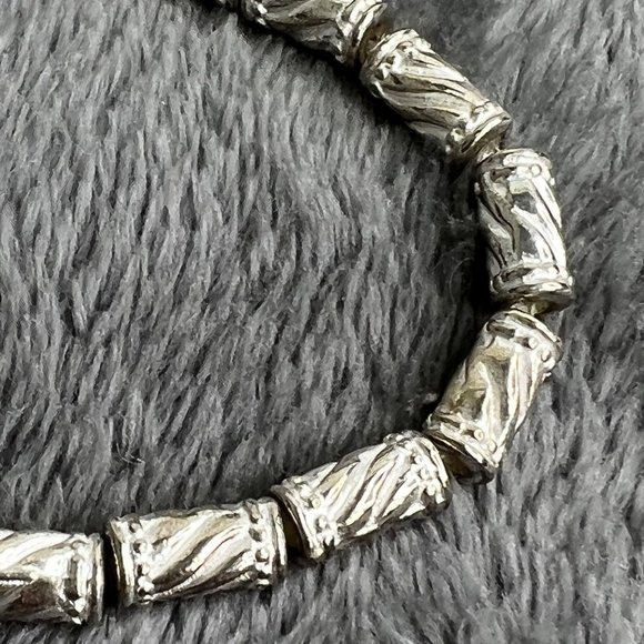 Darice Silver Plated Metal Strung Beads 5x11mm Jewelry Making Findings NWT - Picture 3 of 4